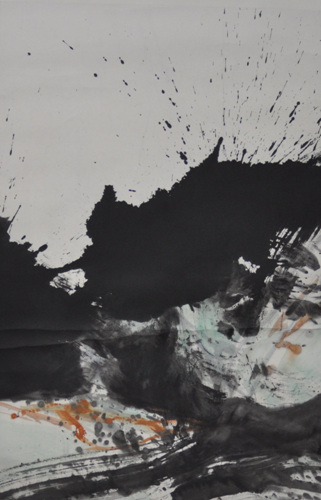 encre chinoise 65x150